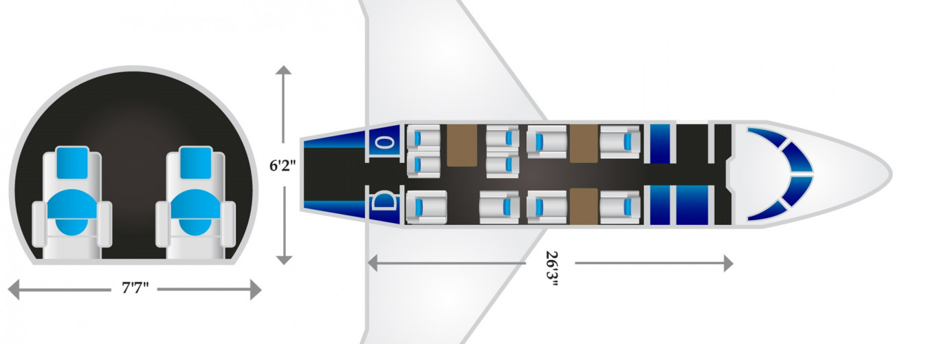 самолет Dassault Falcon 2000